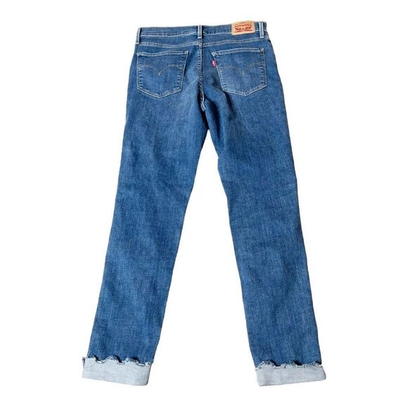 Levi’s 720 Women’s High Rise Distressed Super Skinny Jeans Size 29 - Picture 2 of 9